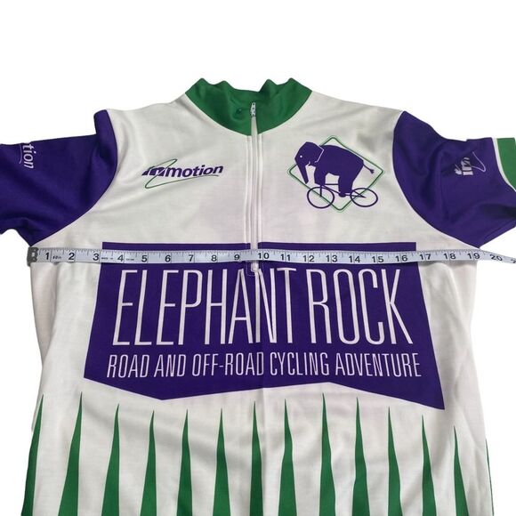 Vintage Inmotion Cycling Jersey Rocky Mountain Sports Elephant Rock M - Picture 7 of 12